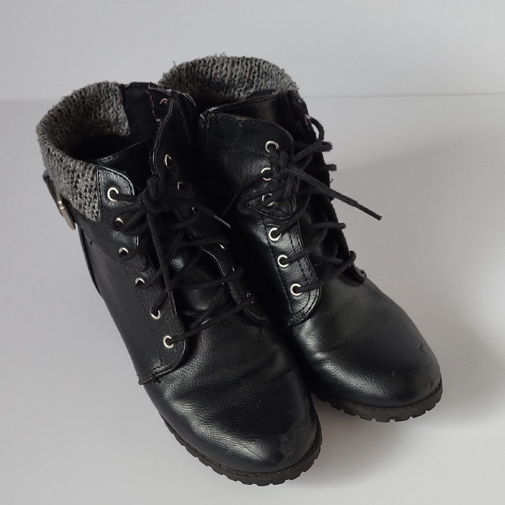 Black Women's Ankle Boots By Jc Penney